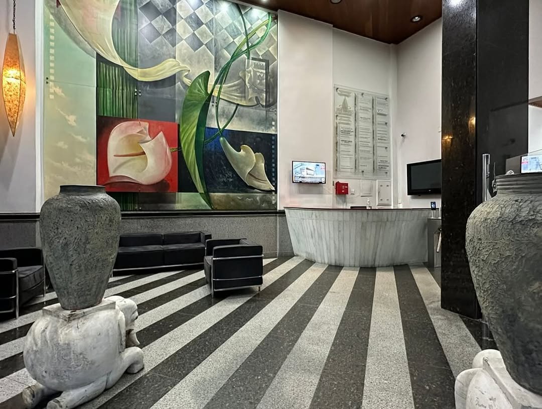 Interior moderno do Ed. André Guimarães Business Center